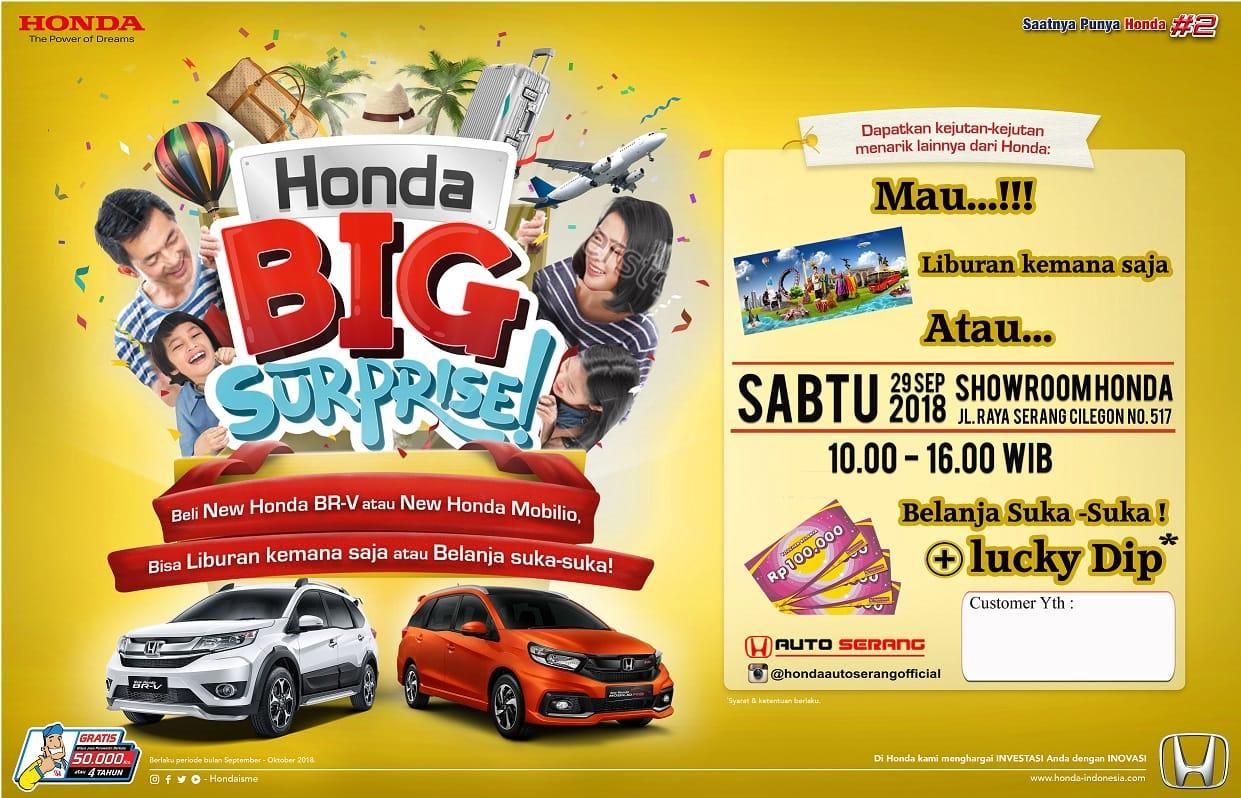 Promo Mobil Honda serang 